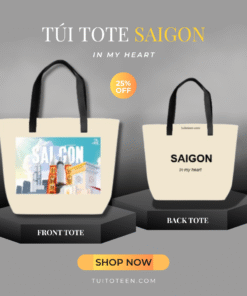 Túi Tote 2 mặt SAI GON