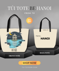 Túi Tote 2 mặt HA NOI