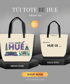 Túi Tote 2 mặt HUE