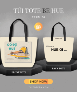Túi Tote 2 mặt HUE mẫu 2